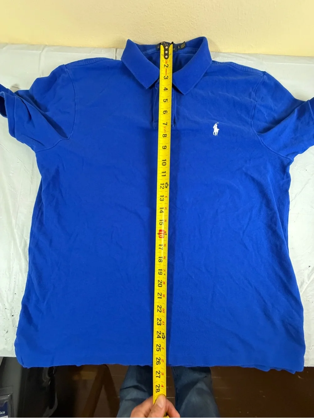 Ralph Lauren Polo Shirt in Royal Blue with White Pony